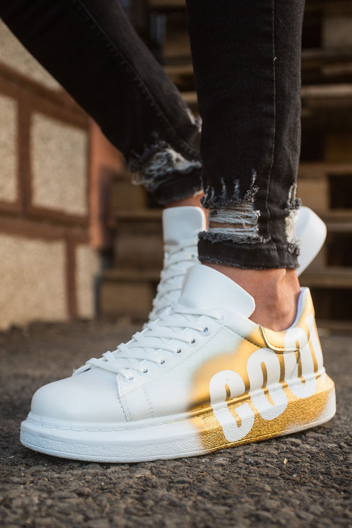 cool yellow shoes